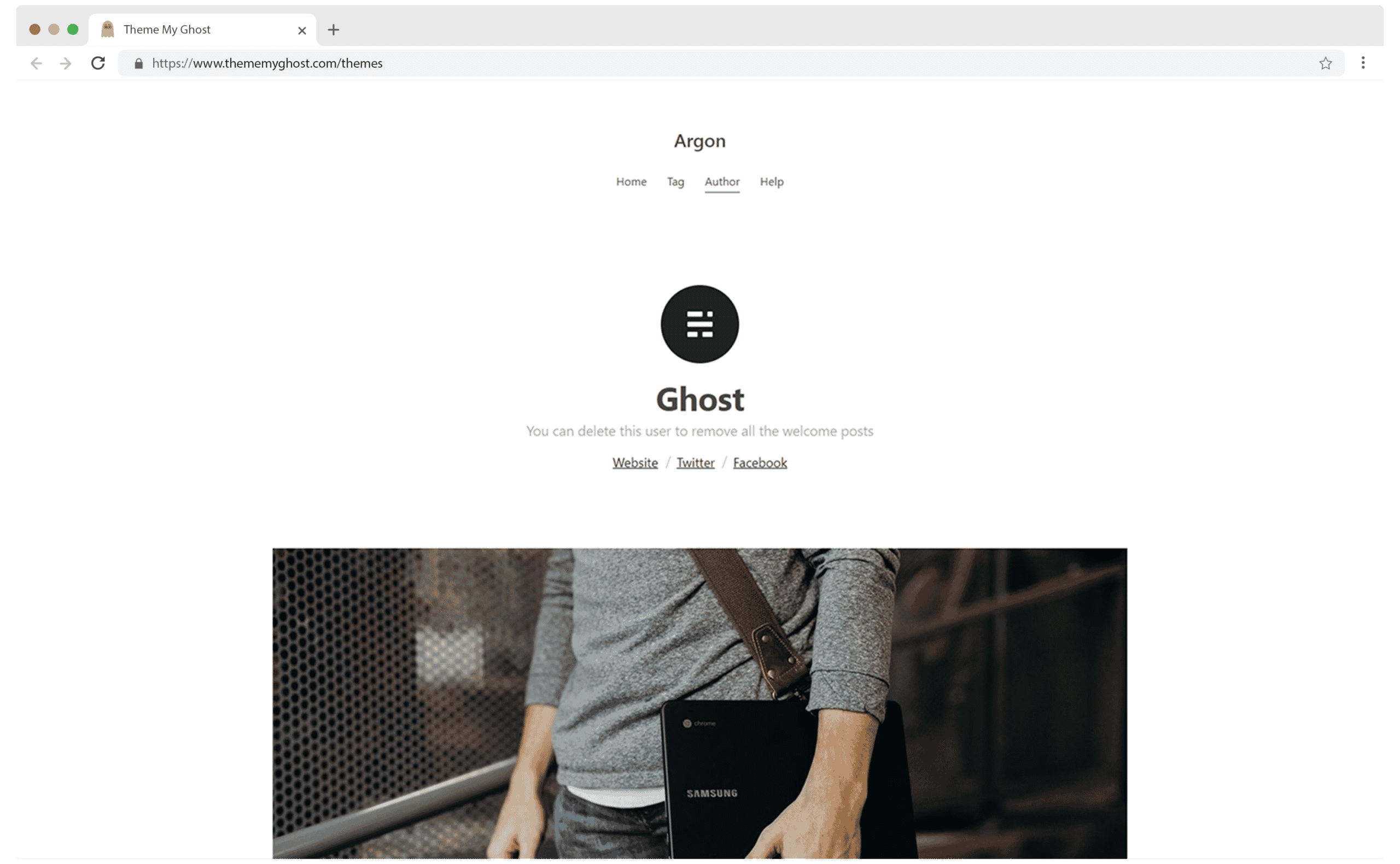 Argon Free Ghost CMS Theme for Personal Blog on Ghost Themeforest Ghost Marketplace 2 1