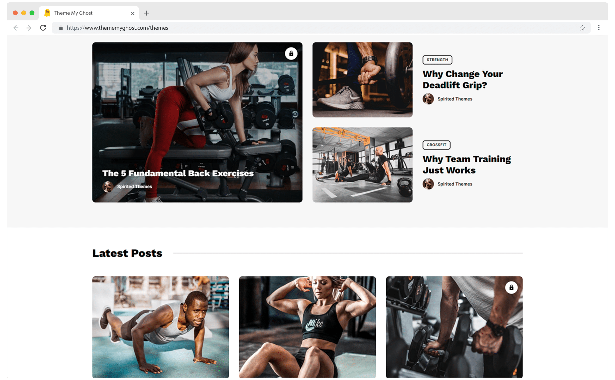 Atletica Premium Ghost CMS theme by Spirited Themes for your Athletic and Physical Fitness Ghost Blog 6 2