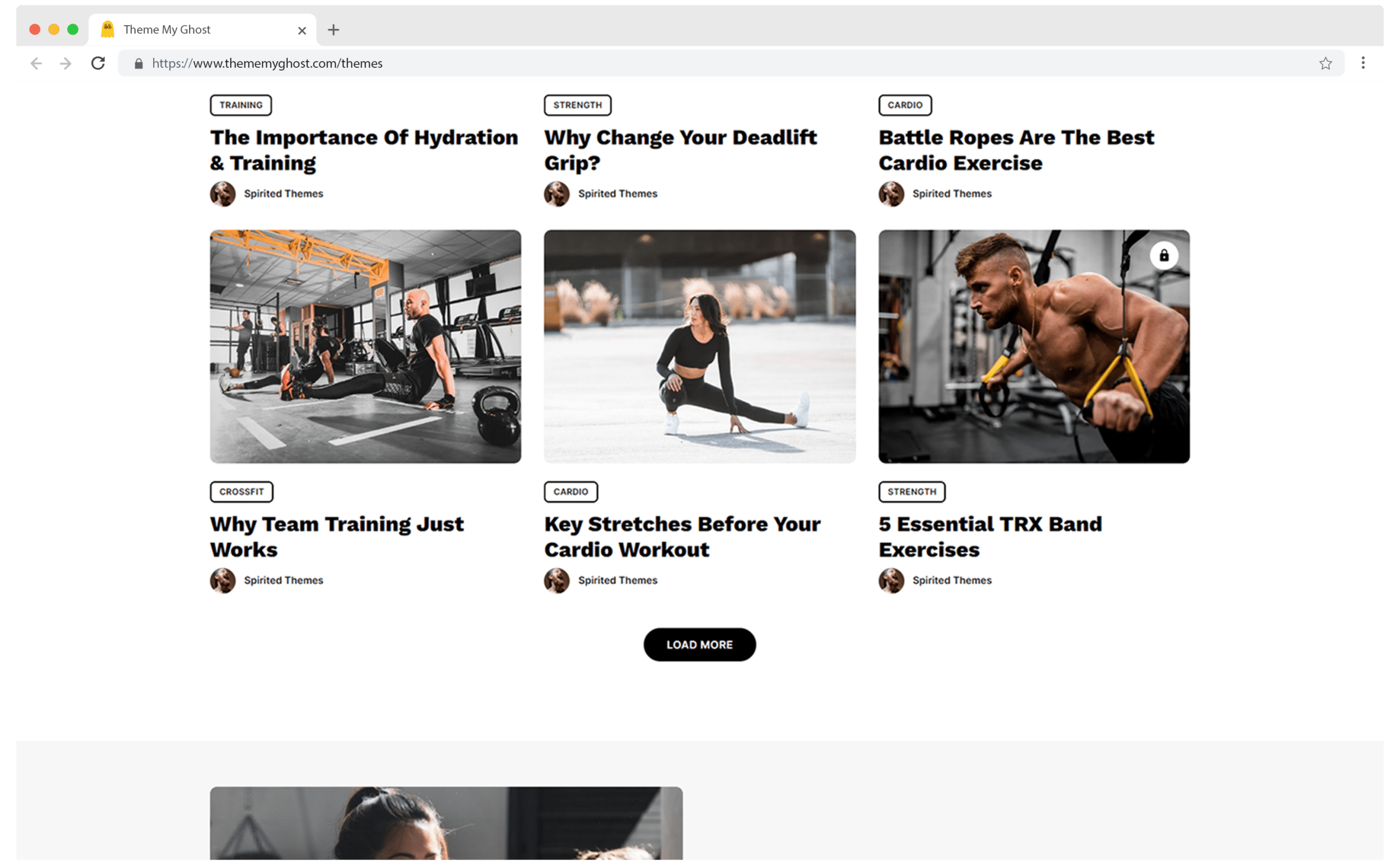 Atletica Premium Ghost CMS theme by Spirited Themes for your Athletic and Physical Fitness Ghost Blog 6 4