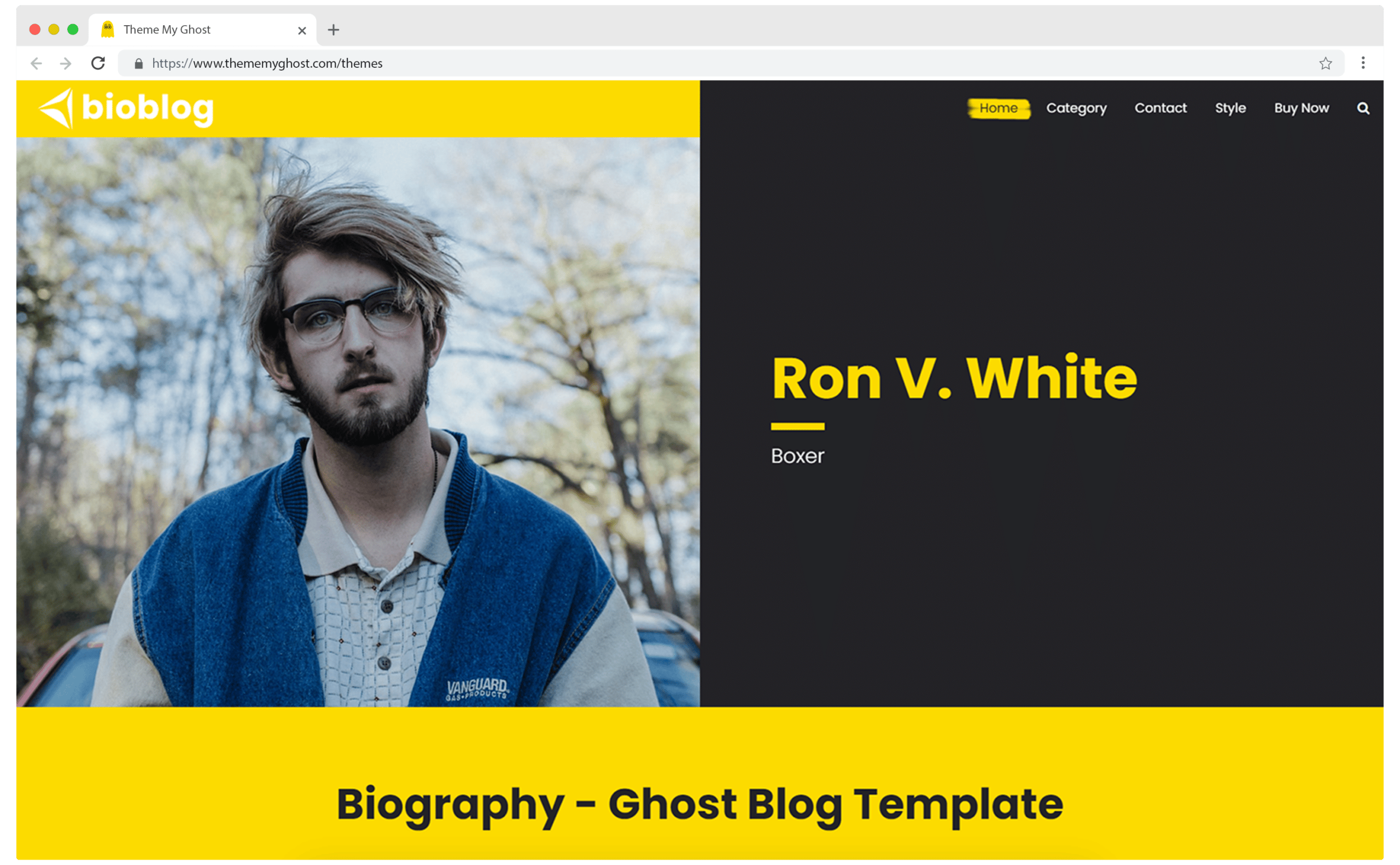 BIOBLOG Premium Ghost Blog CMS Theme with Dark Mode for Portfolio Magazine Newsletter Photography Podcasts Travel Fashion Personal Blog on ThemeForest Ghost Marketplace by Themeix 3 1
