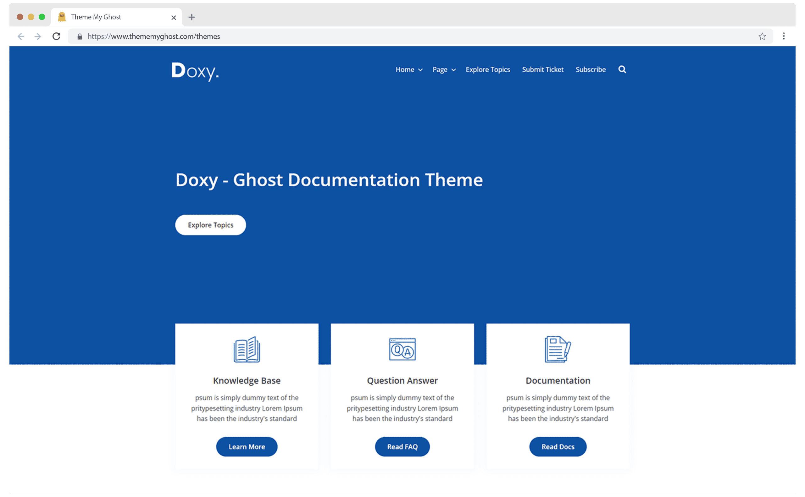 DOXY Premium Minimal Ghost Blog CMS Theme with Dark Mode for Changelog Documentation Newsletter Personal Blog on ThemeForest Ghost Marketplace by Themeix 7 1
