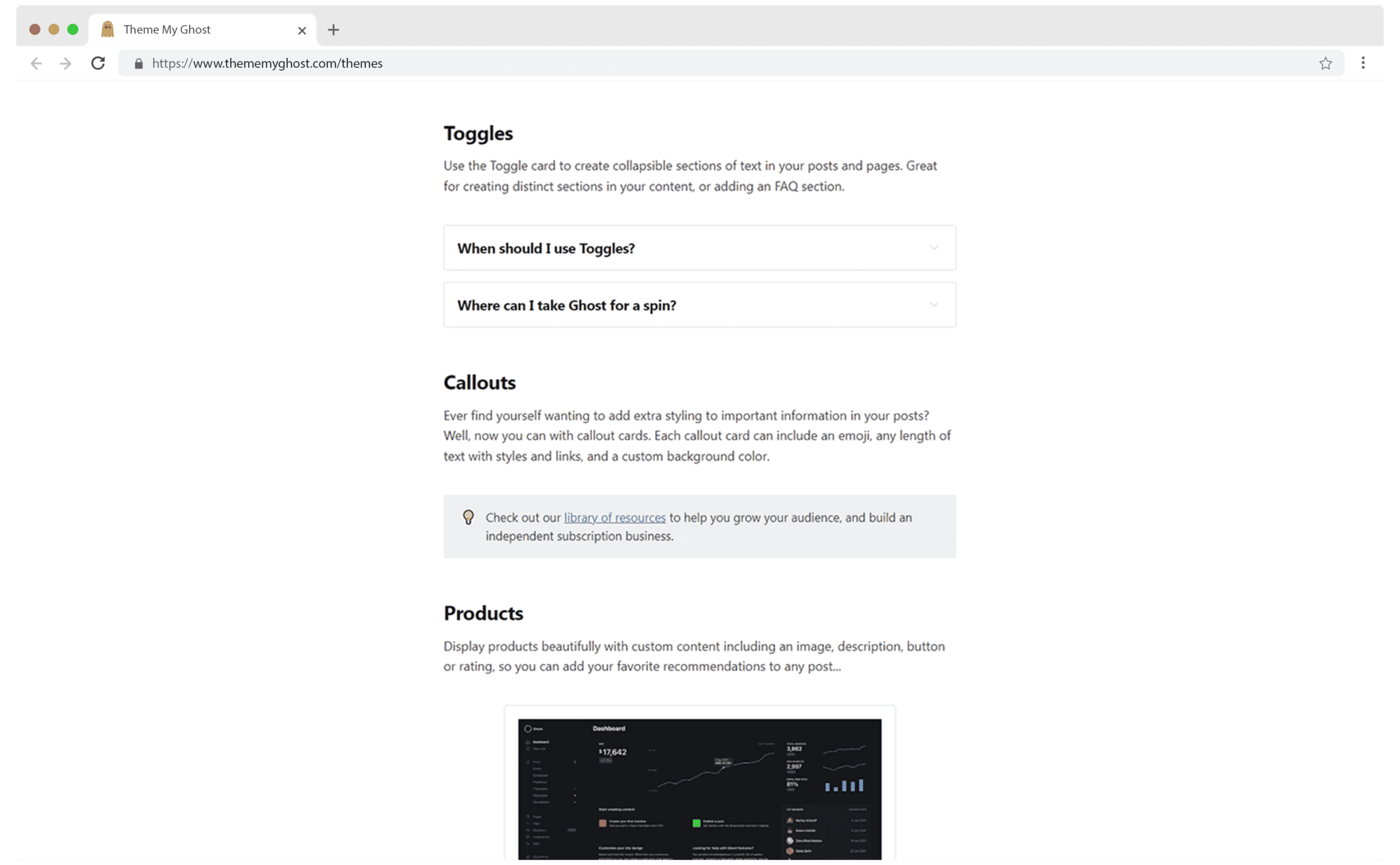 Ease Official Free Ghost Theme Template for Changelog and Help Documentation by Ghost 13