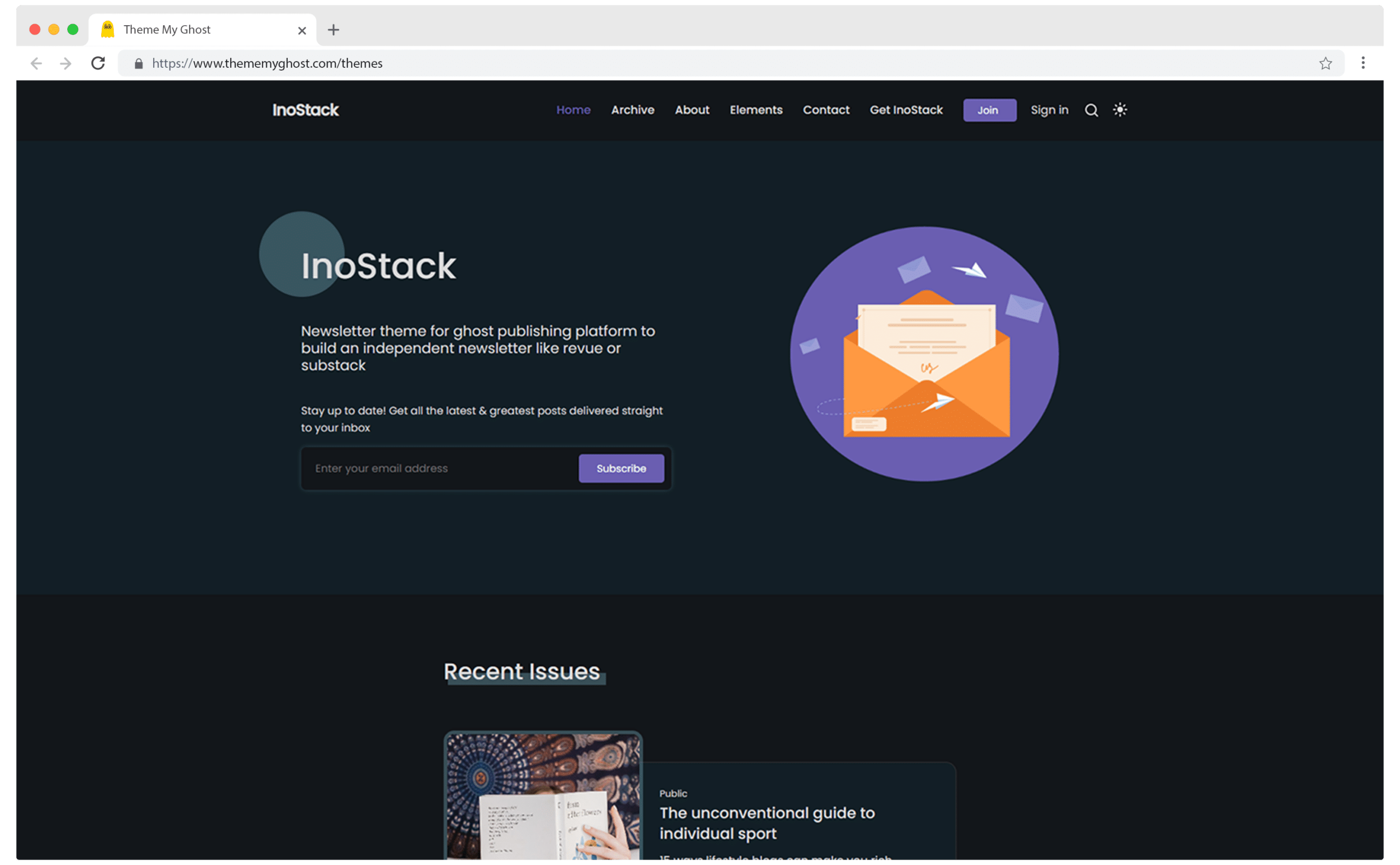 InoStack Premium Ghost CMS theme by Visioun for your Ghost Blog 2 1
