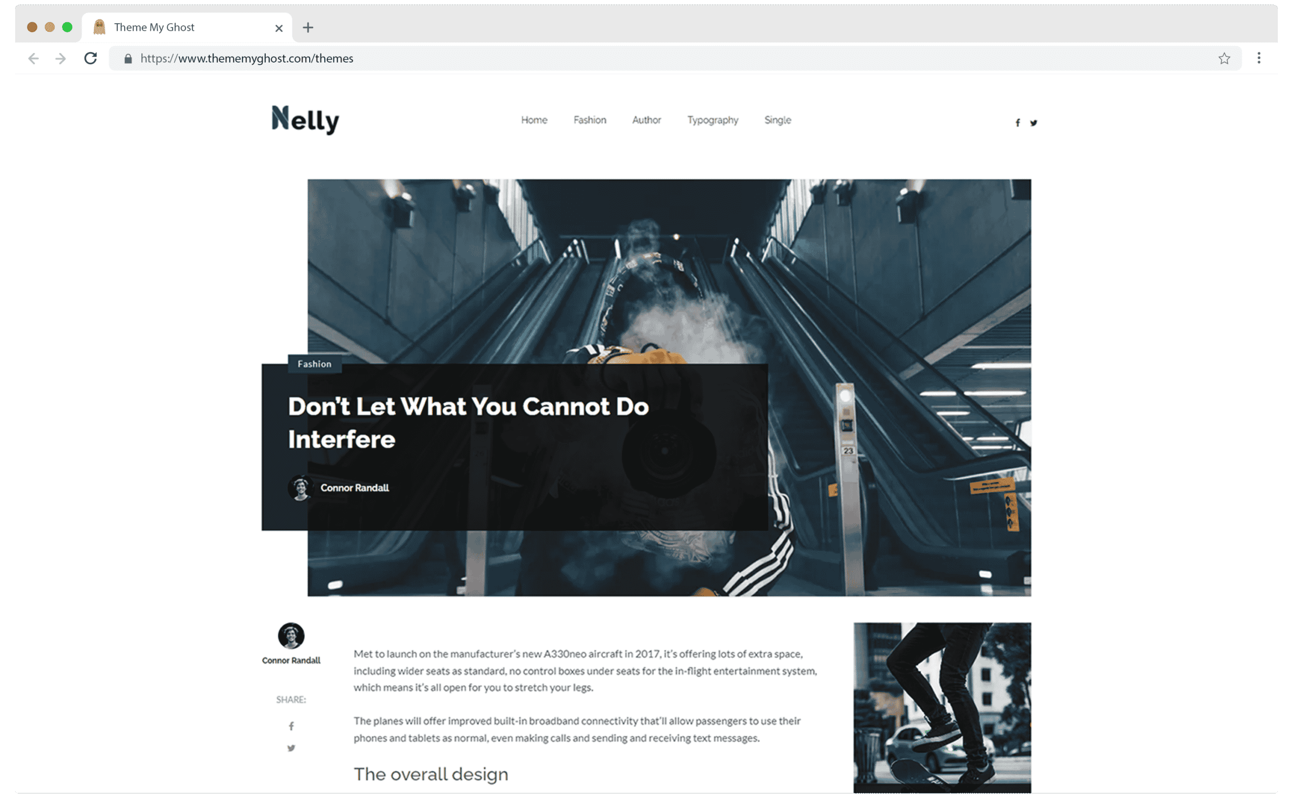 Nelly Premium Ghost CMS Blog Theme by Design To Update on Themeforest 1