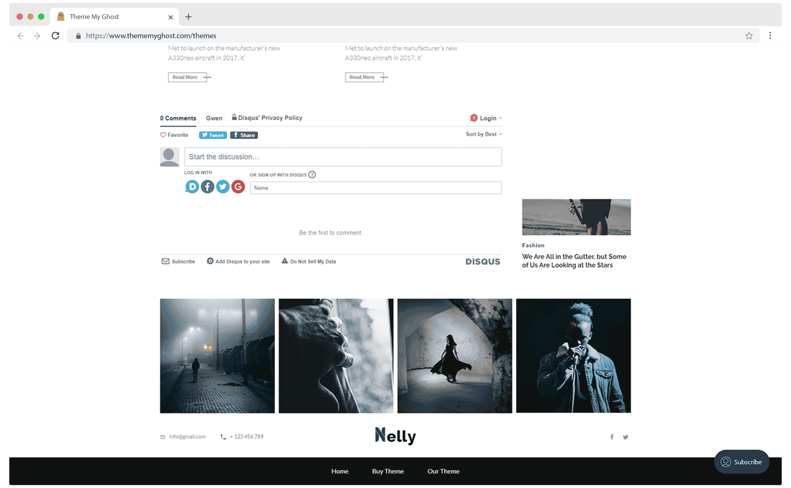 Nelly Premium Ghost CMS Blog Theme by Design To Update on Themeforest 4