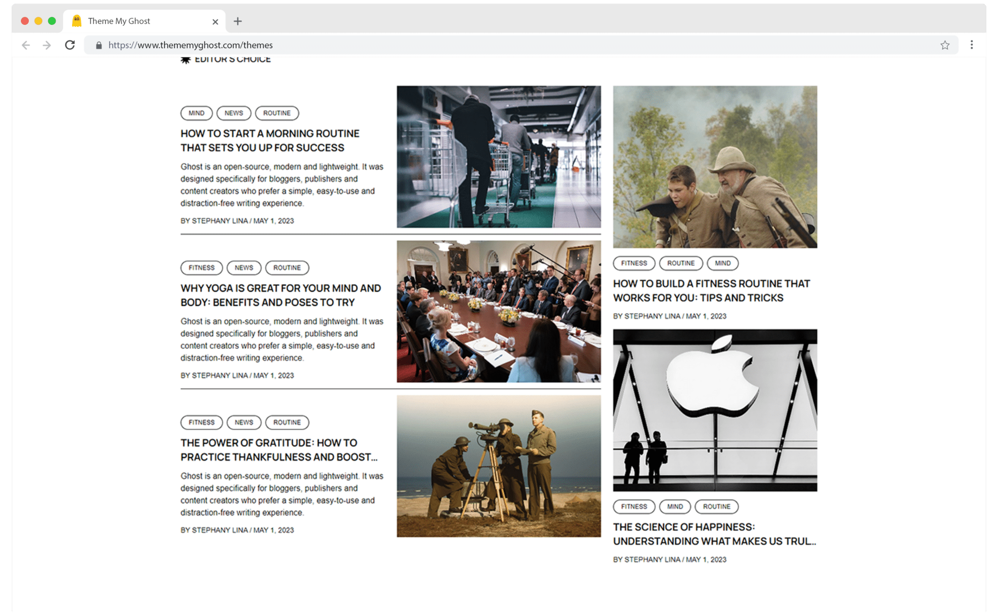 Newswire is a Premium Ghost theme ideal for News and Magazine Publishing Comes with Dark and Sepia mode 1 3
