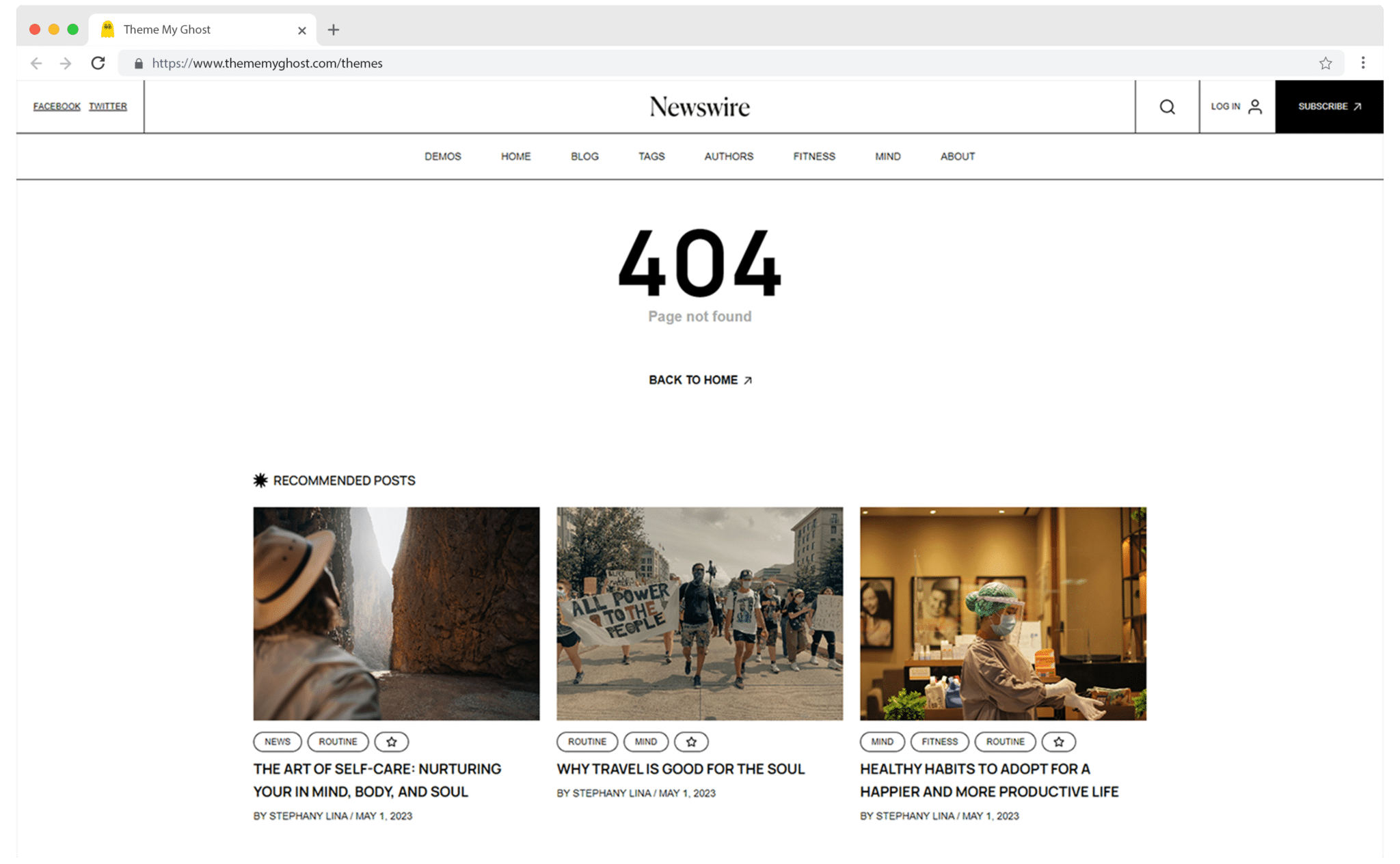 Newswire is a Premium Ghost theme ideal for News and Magazine Publishing Comes with Dark and Sepia mode 12 1