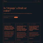 Orange Premium and Best Ghost theme with fast performance and beautiful Typography
