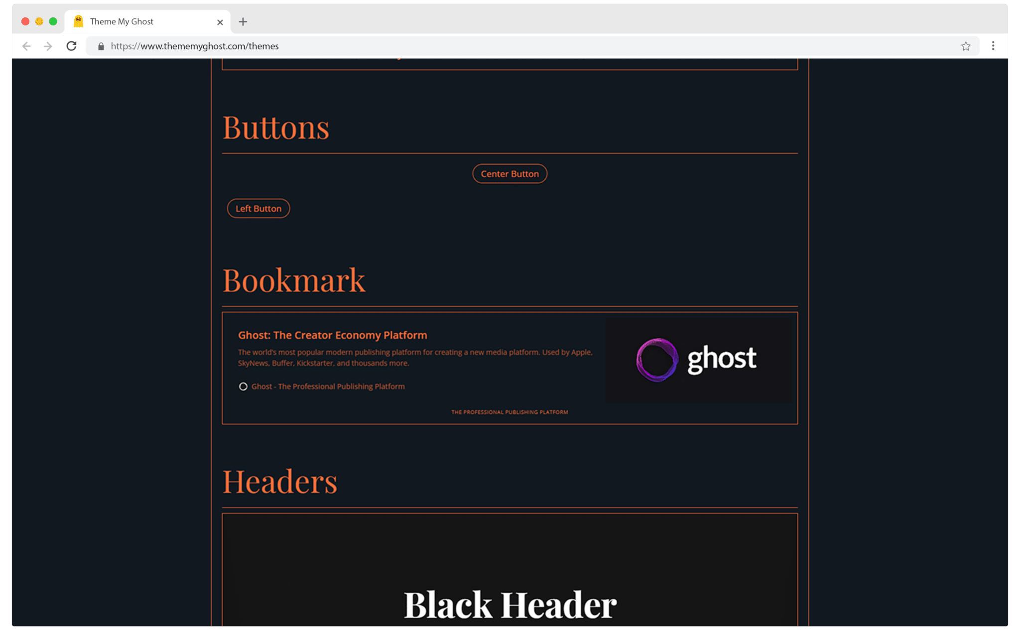 Orange is a minimal Typography theme for Ghost with extremely fast performance 10 5