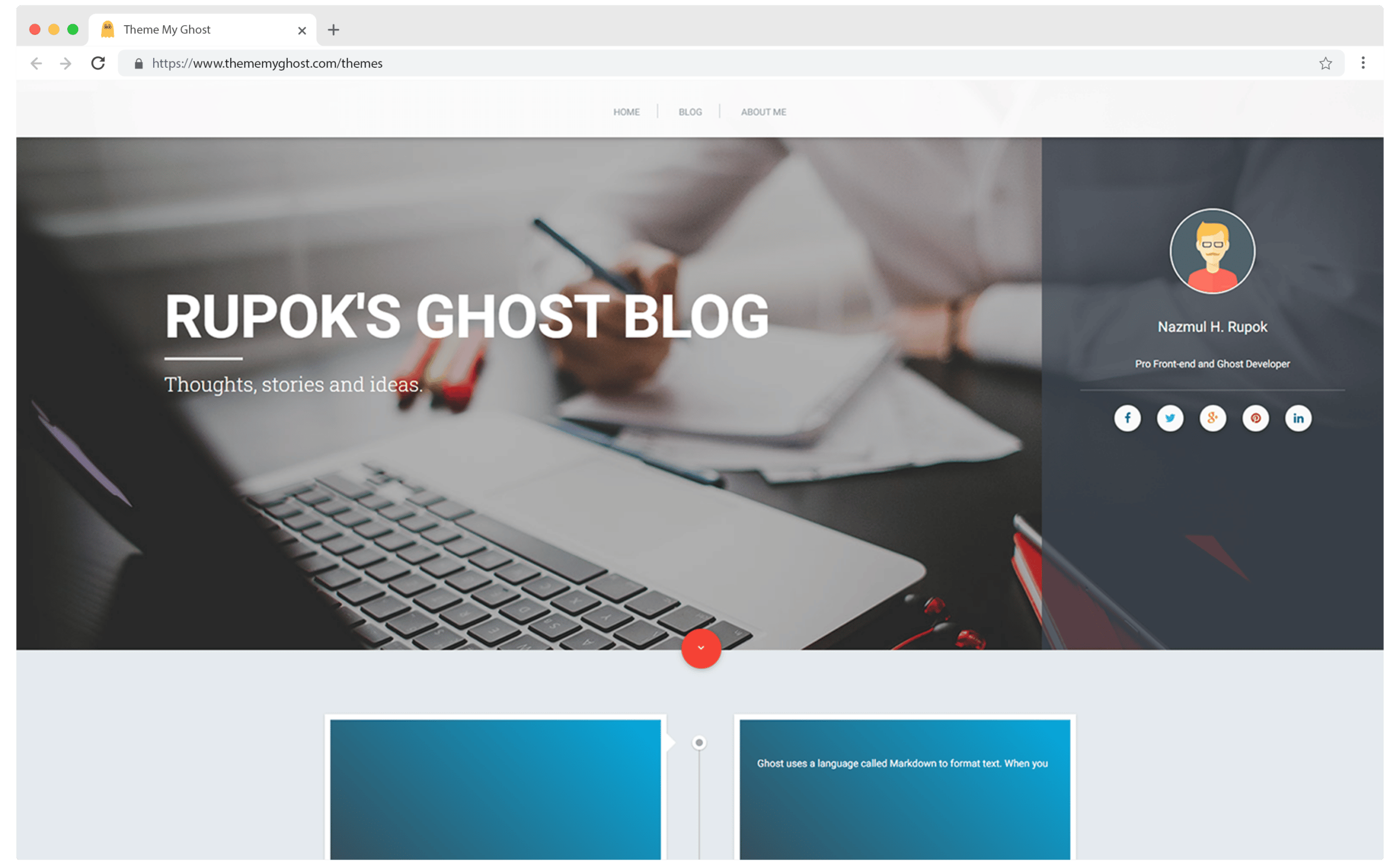 PENCRAFT Premium Ghost Blog CMS Theme with Dark Mode for Portfolio Magazine Newsletter Photography Podcasts Travel Fashion Personal Blog on ThemeForest Ghost Marketplace 4 1