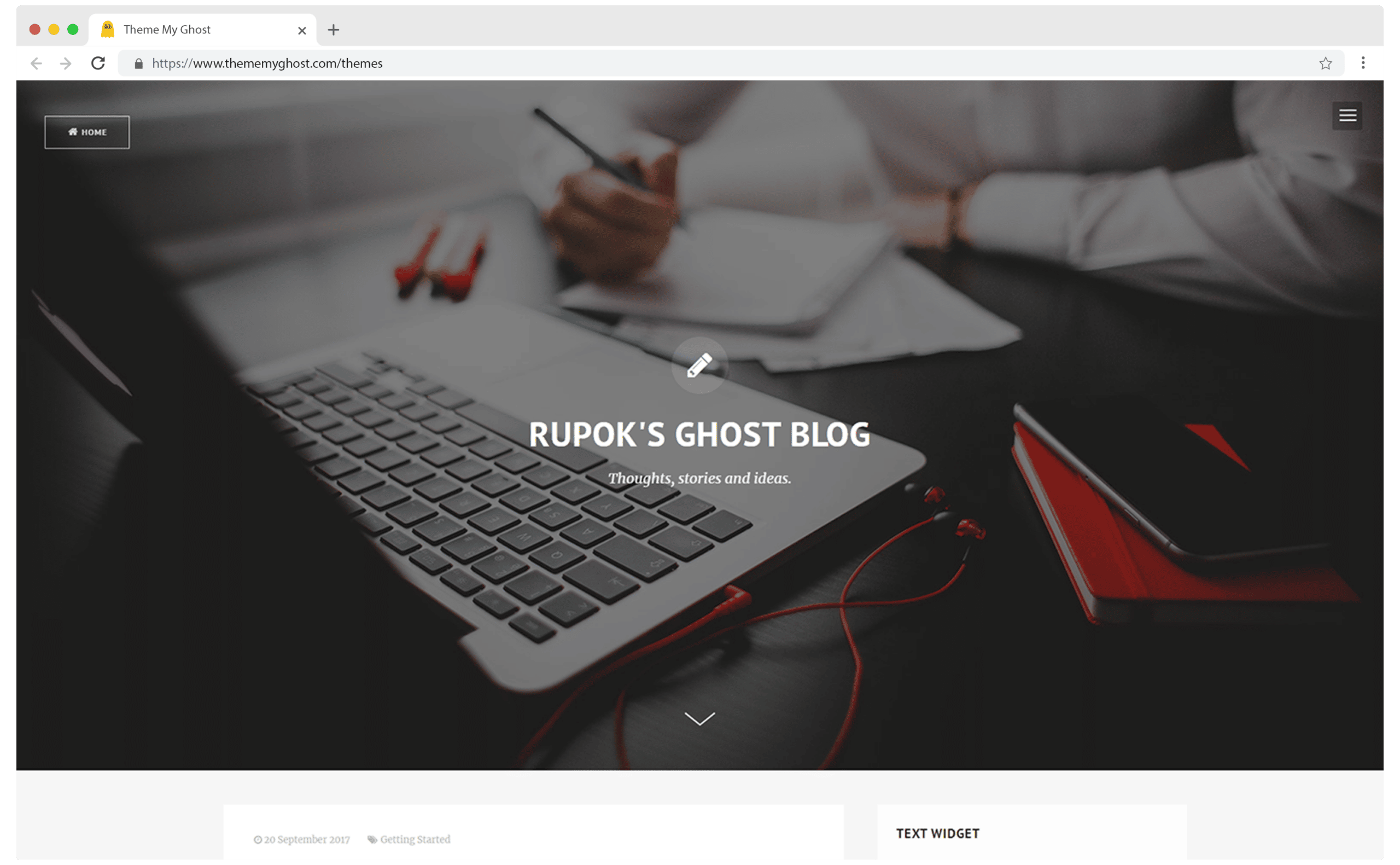PRIVADO Premium Ghost Blog CMS Theme with Dark Mode for Portfolio Magazine Newsletter Photography Podcasts Travel Fashion Personal Blog on ThemeForest Ghost Marketplace 2 1